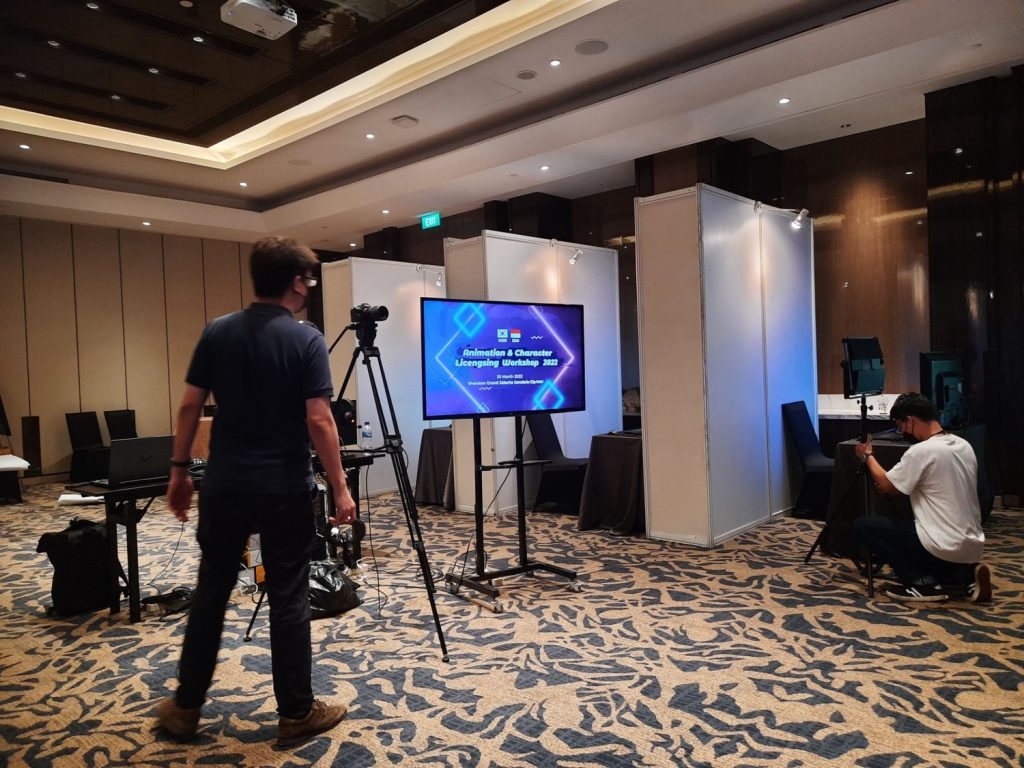 rental led tv 50 inci untuk live streaming